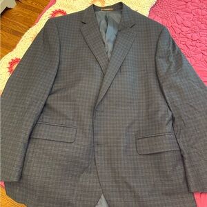 Peter Millar Charcoal Checkered Blazer